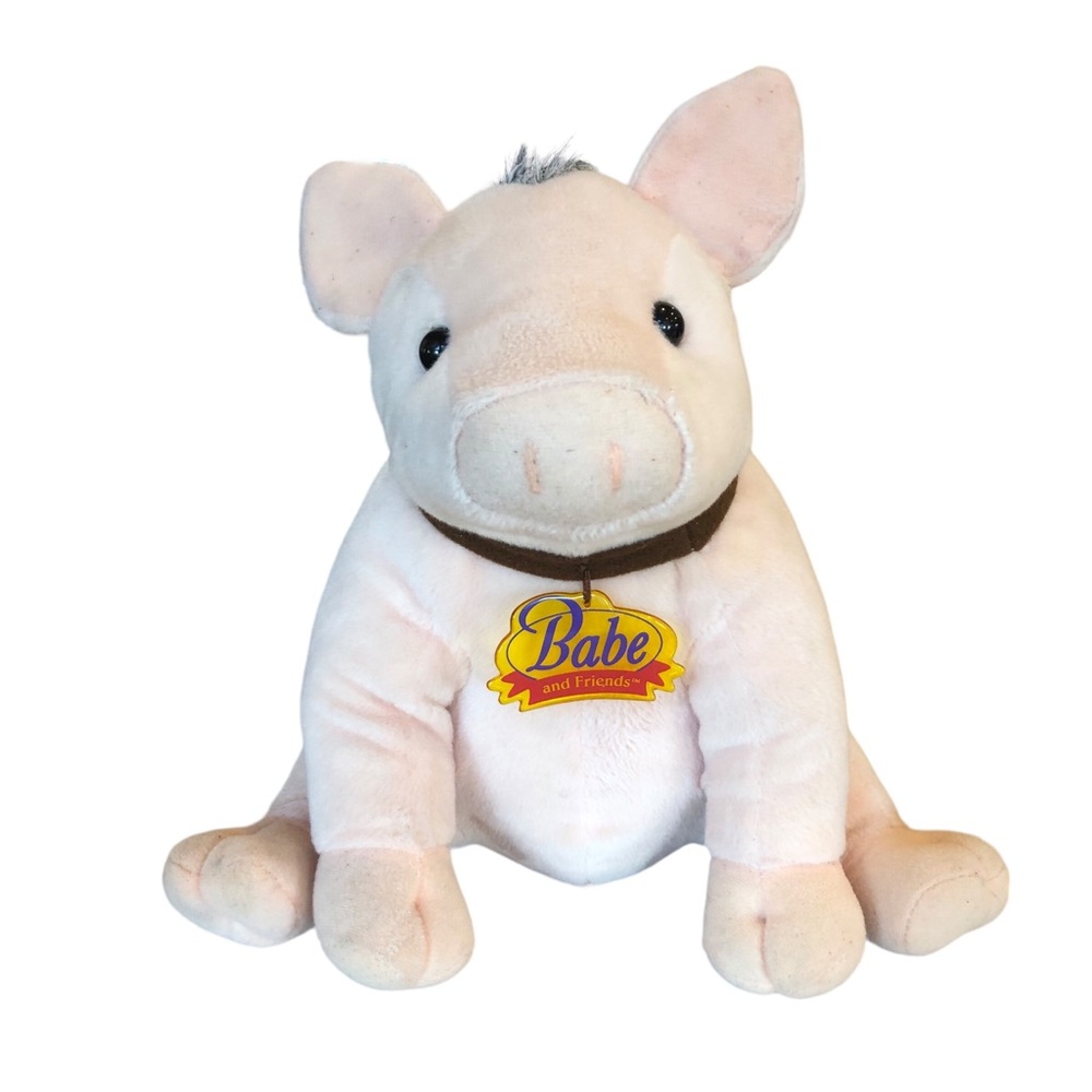 Babe & Friends Pig Plush Stuffed Animal Equity Toys Universal Studios 1998 9.5”